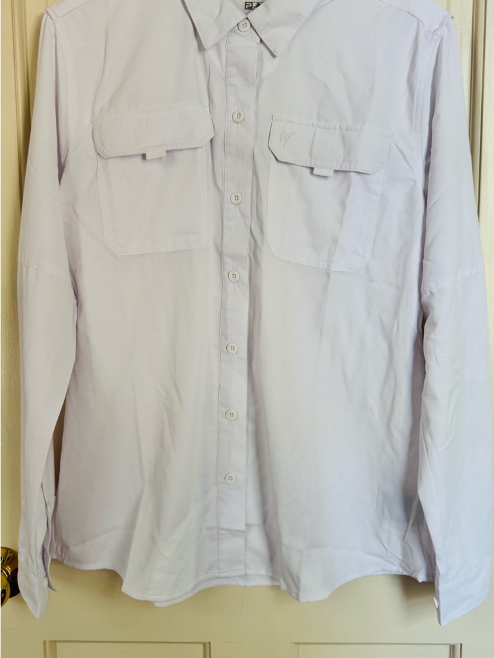 Pelagic UPF 50+ White Fishing Button Down Shirt M NWT Performance